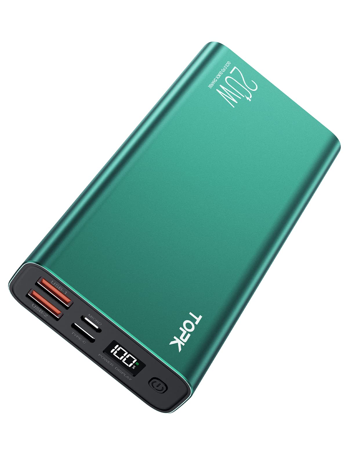 TOPK 20000mAh Premium Aluminum Power Bank / Batterie externe aluminium premium TOPK 20000mAh