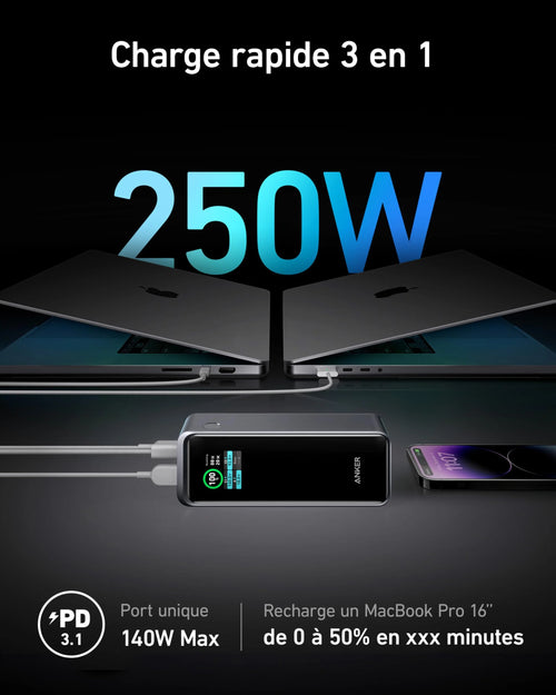 Batterie externe Anker Prime 27650mAh 250W