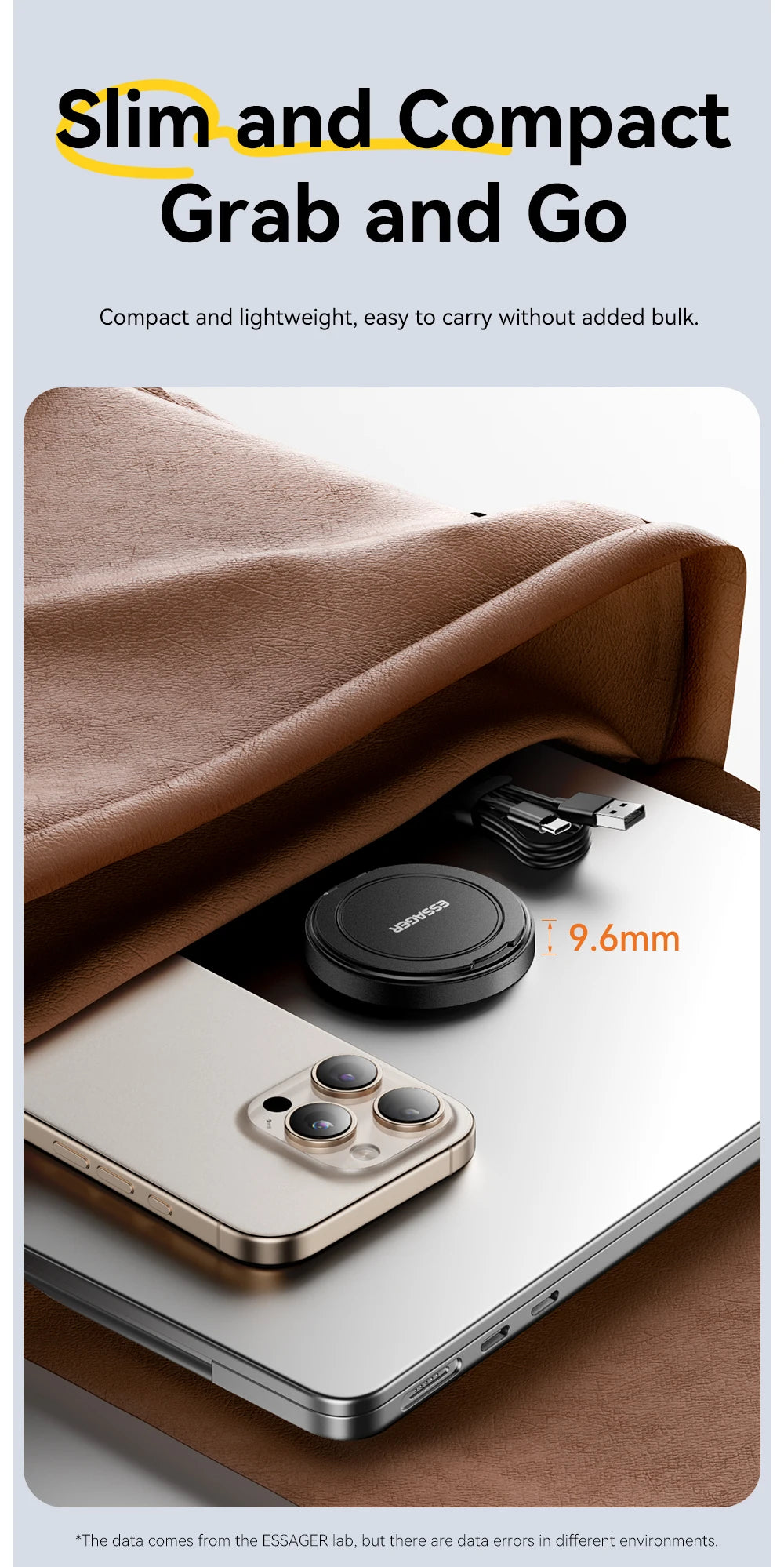 Essager Magnetic Wireless Charger With Holder 15W Fast Charging ...