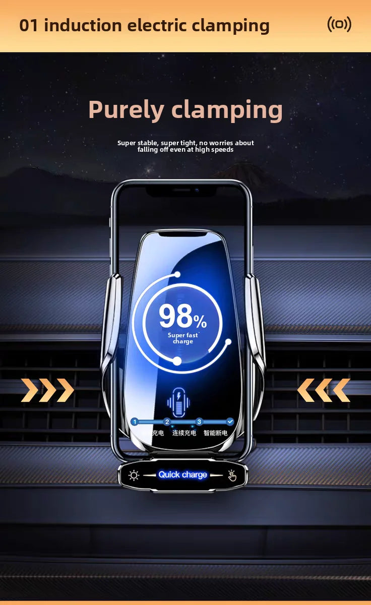 Wireless Charger For Car Mobile Cell Phone Holder .....