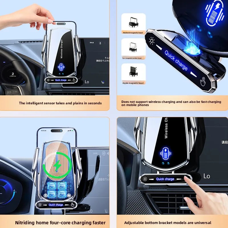 Wireless Charger For Car Mobile Cell Phone Holder .....
