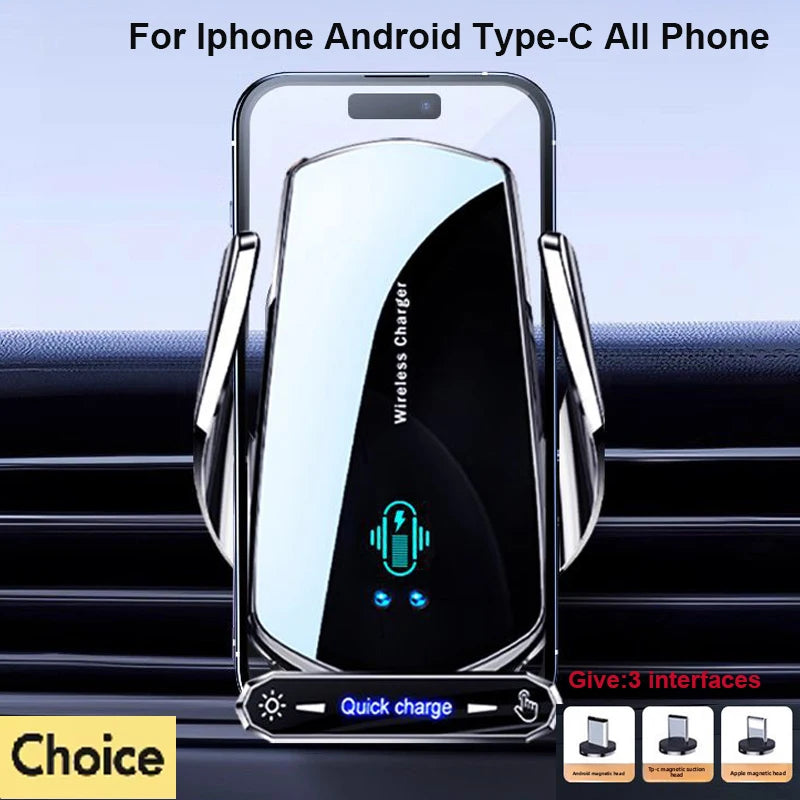 Wireless Charger For Car Mobile Cell Phone Holder .....