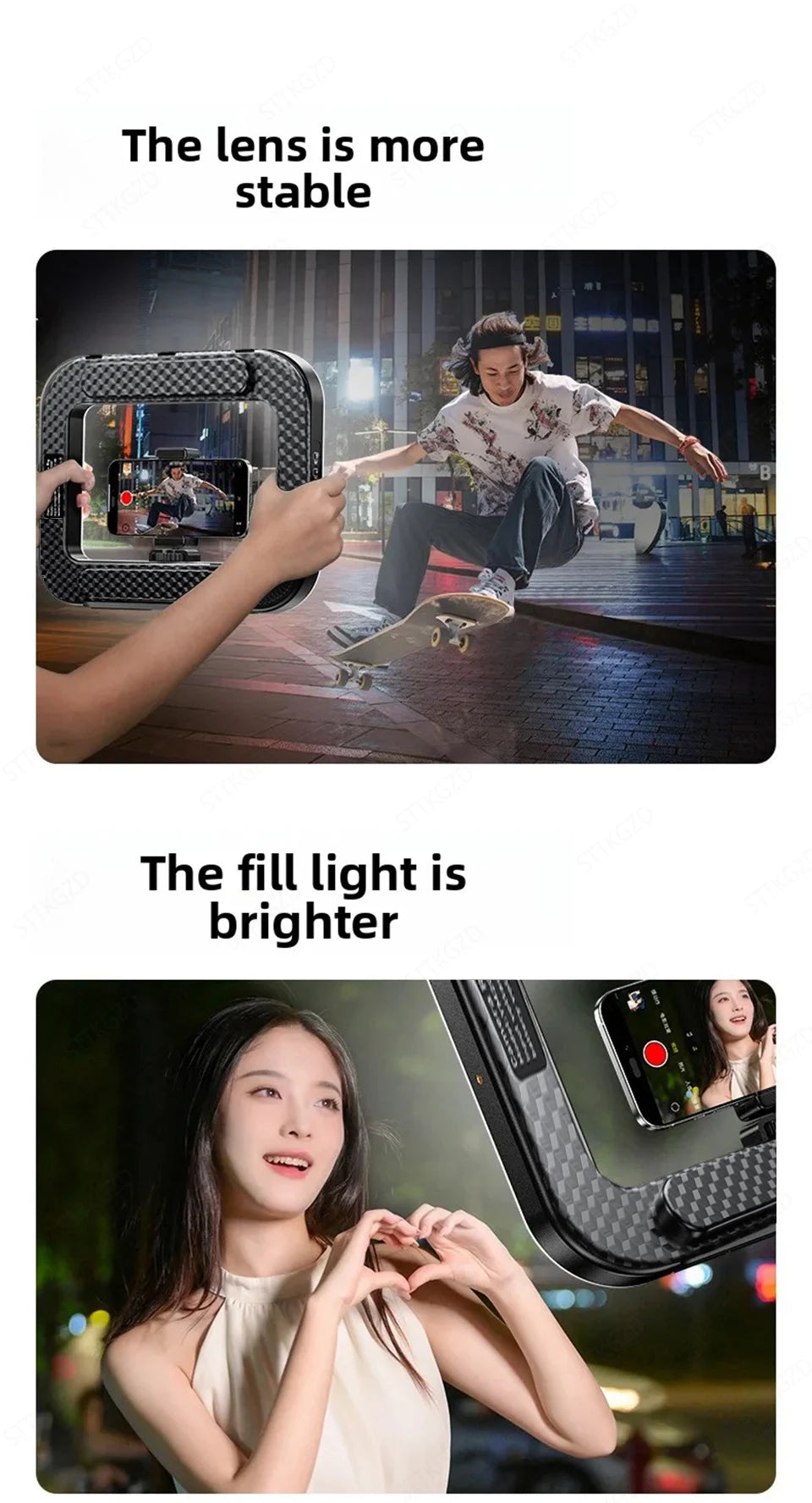 Portable Handheld Ring LED Light New Rabbit Cage Lighting Photography