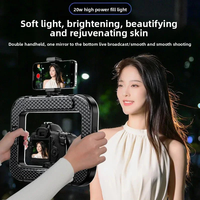 Portable Handheld Ring LED Light New Rabbit Cage Lighting Photography