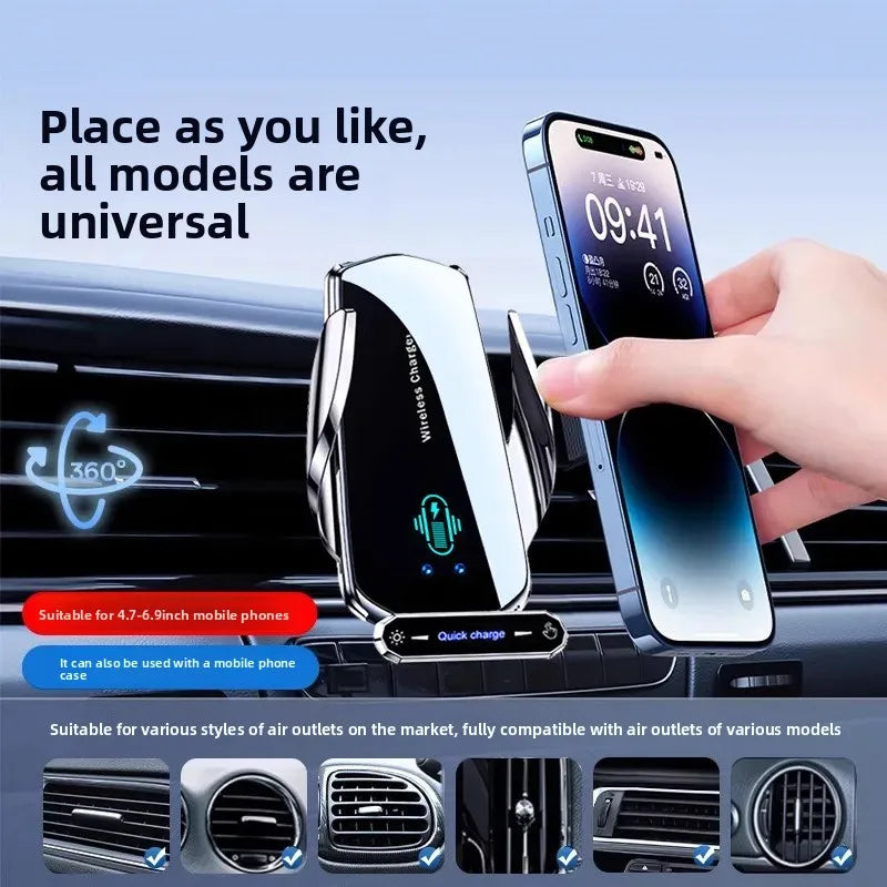 Wireless Charger For Car Mobile Cell Phone Holder .....