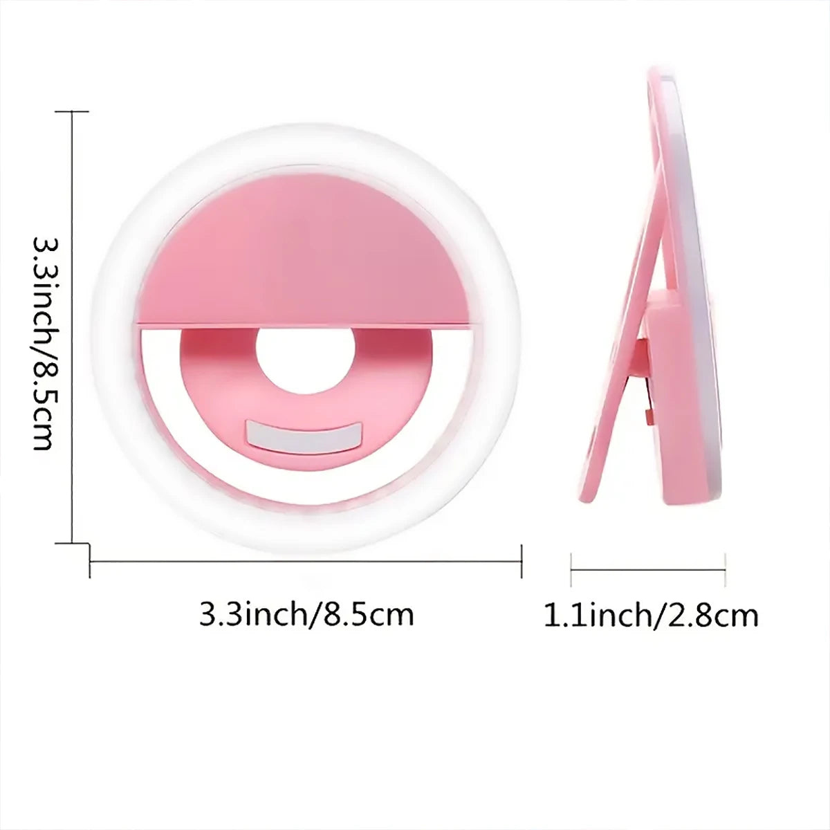 Mini Selfie Ring Light for Mobile Phone LED Lamp USB