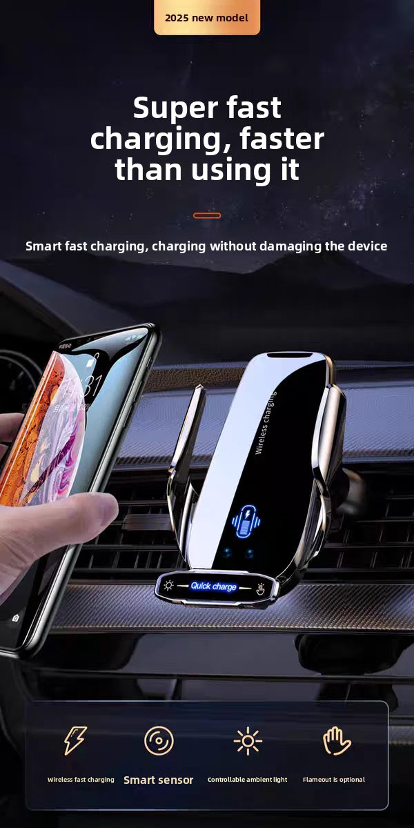 Wireless Charger For Car Mobile Cell Phone Holder .....