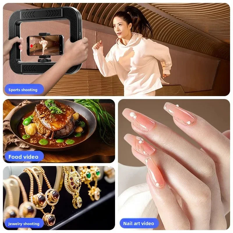 Portable Handheld Ring LED Light New Rabbit Cage Lighting Photography