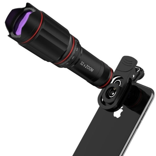 Ultra Crystal HD 32x Zoom Telescope Mobile Phone Camera Lens Set 