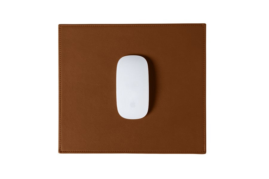 Lucrin Handcrafted Leather Mousepad / Tapis de souris en cuir artisanal Lucrin